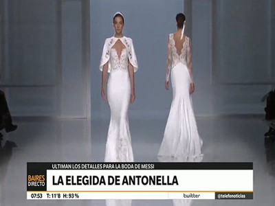 El vestido que usará Antonela Roccuzzo en el casamiento