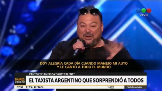 El taxista argentino que sorprendió en "América´s Got Talent"