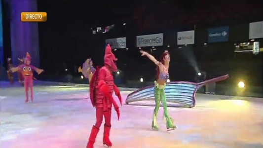 Hadas y princesas sobre hielo