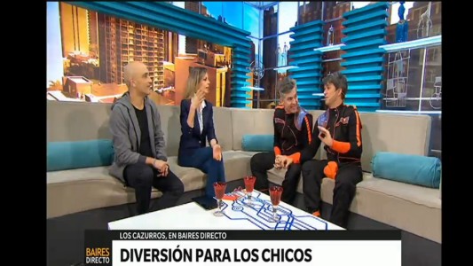 Los Cazurros visitaron Baires Directo