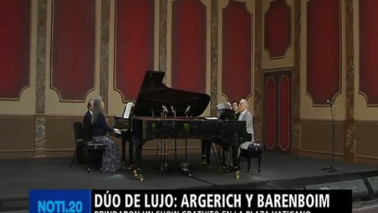 Dúo de lujo: Argerich y Barenboim