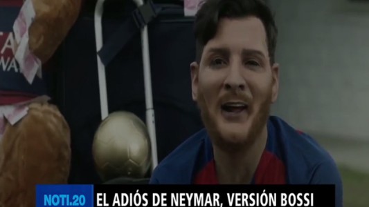 El adiós de Neymar, versión Bossi