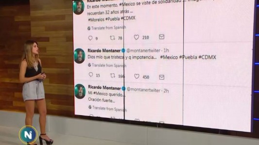 Nuevo terremoto en México: los mensajes de solidaridad de los famosos