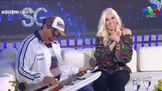 Pablito Lescano le enseñó a Susana Giménez a tocar el teclado