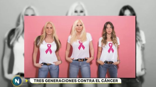 Susana, su hija Mercedes y su nieta Lucía, unidas contra el cáncer