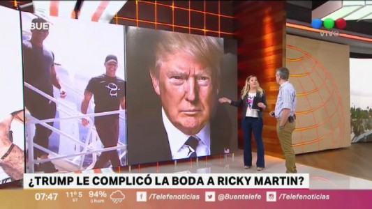 Donald Trump complicó los preparativos de la boda de Ricky Martin y Jwan Yosef