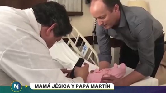 Mamá Jésica y papá Martín