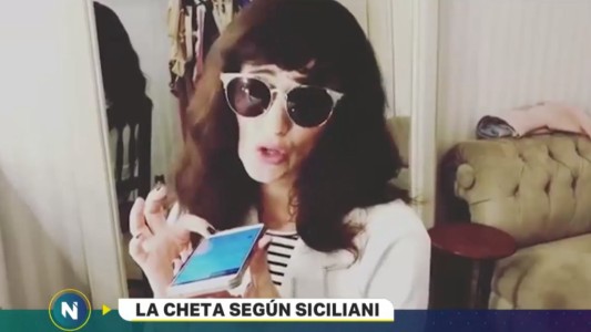 Griselda Siciliani imitó a "la cheta de Nordelta"