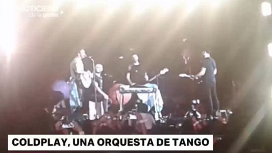 "Amor Argentina", el tango que presentó Coldplay para el público argentino
