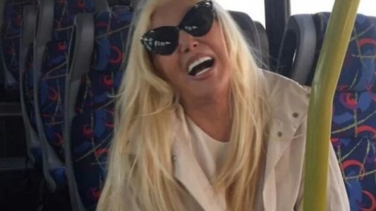 Y un día Susana Giménez volvió a viajar en colectivo