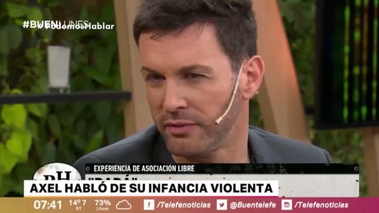 Axel habló de la infancia violenta que vivió en su propia casa