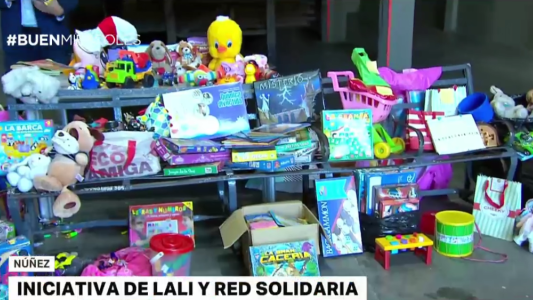 Lali Espósito y Red Solidaria, juntos en una campaña de donación de juguetes