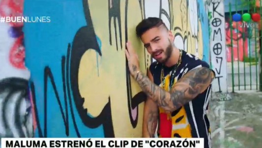 Maluma estrenó el clip de "Corazón"