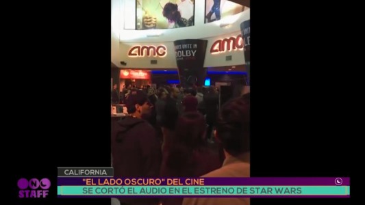 Se cortó el audio en el estreno de Star Wars y los fanáticos estallaron de furia