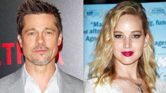 Brad Pitt y Jennifer Lawrence, ¿romance a escondidas?