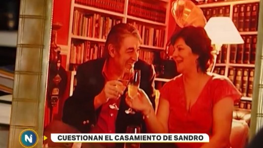Cuestionan el casamiento de Sandro