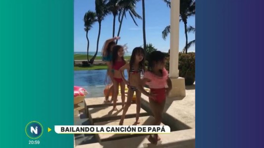 La hija de Luis Fonsi, su fan número 1