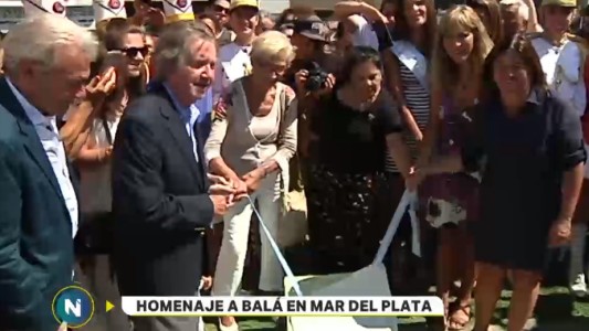 Homenaje a Balá en Mar del Plata