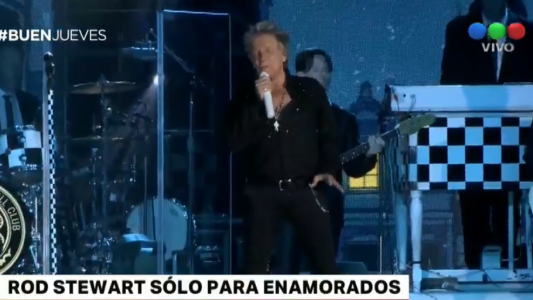 Rod Stewart enamoró en el Día de San Valentín
