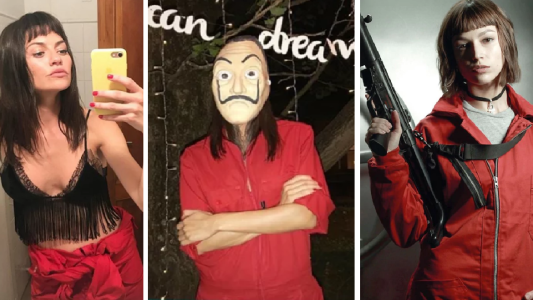 El genial disfraz de Sofia "Jujuy" Jiménez  como la protagonista de La Casa de Papel