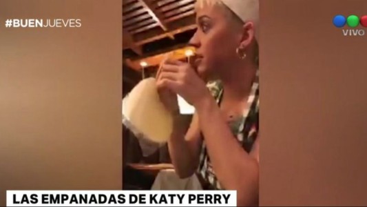 Katy Perry preparó empanadas