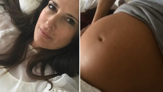 "Cómo se mueve mi bebita", el conmovedor video de la panza de Isabel Macedo