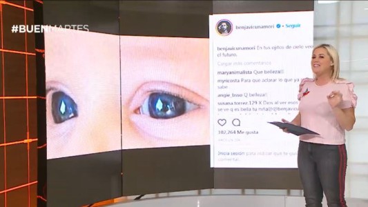 Benjamín Vicuña mostró por primera vez los ojos de Magnolia con un profundo mensaje