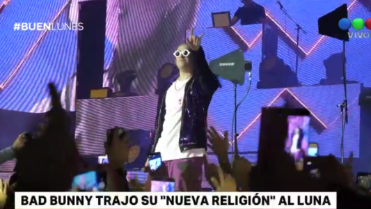 Bad Bunny trajo su "nueva religión" al Luna