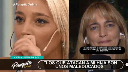 Sol Pérez se quebró al aire al escuchar la fuerte defensa de su madre: "A mi hija la discriminan"