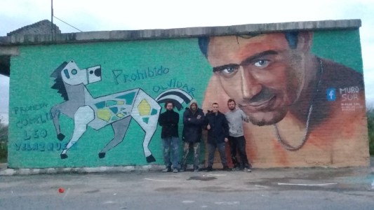 Inauguran mural en el santuario de Rodrigo Bueno