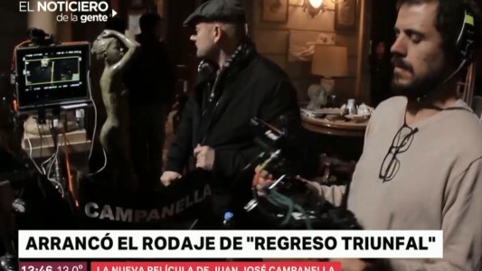 Arrancó el rodaje de la última película de Campanella
