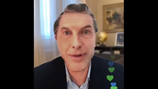 La divertida imitación de Freddy Villarreal al Instagram live de Mauricio Macri
