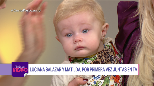 Ternura total: Luciana Salazar presentó Matilda en el programa de Vero Lozano
