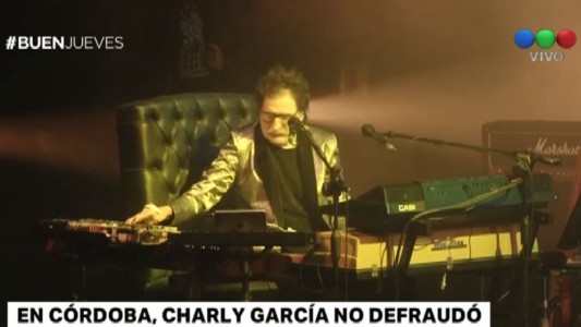 Charly García emocionó a los cordobeses