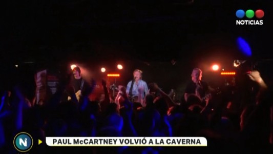 Paul McCartney volvió a sus raíces y tocó en The Cavern