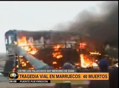 Tragedia vial en Marruecos