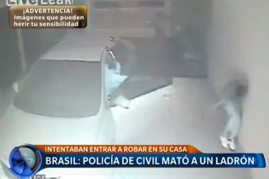 Brasil: policía de civil mató a un ladrón