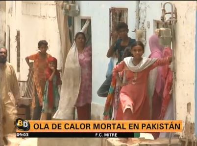 Trágica ola de calor en Pakistán