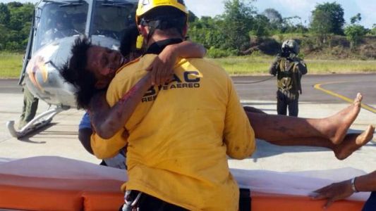 Una madre y su bebé de un año sobrevivieron seis días en la selva