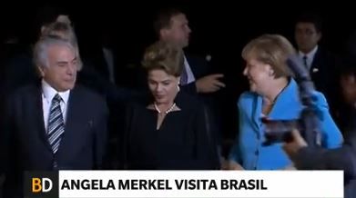 Angela Merkel visitó Brasil en busca de acuerdos