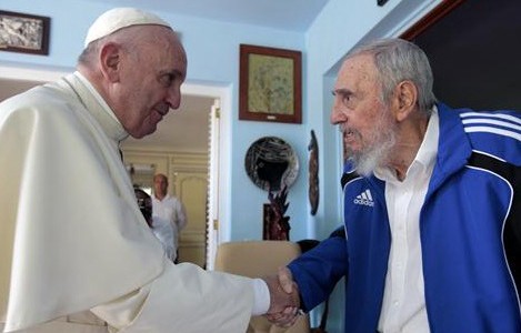 El Papa se reunió con Fidel Castro en La Habana