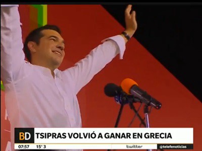 Las elecciones griegas ratificaron a Tsipras