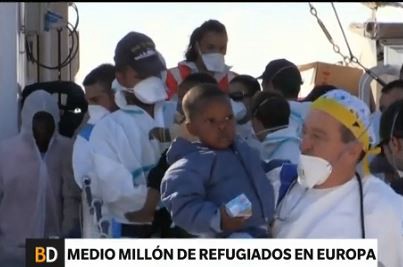 Europa ya recibió a medio millón de refugiados este año