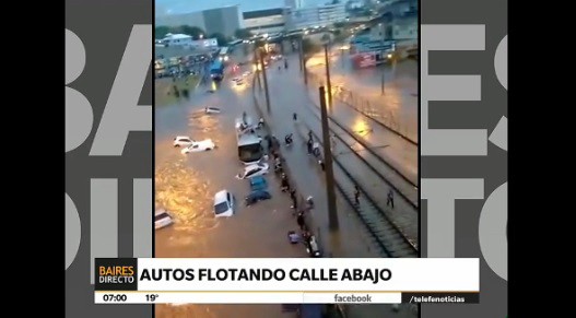 Brasil: en Belo Horizonte llovió lo previsto para 15 días en una hora
