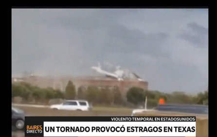 Los estragos de un tornado en Texas