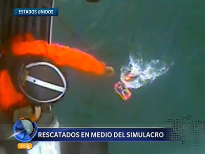 Un simulacro de rescate que se hizo realidad