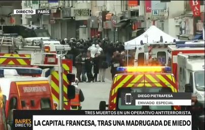 Francia: una mujer se inmoló en medio de un operativo antiterrorista