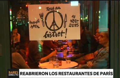 Reabrieron los restaurantes de París