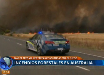 Incendios forestales en Australia