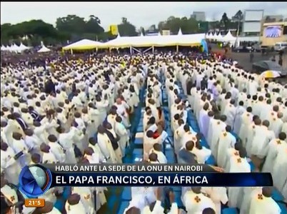 El Papa en Nairobi
